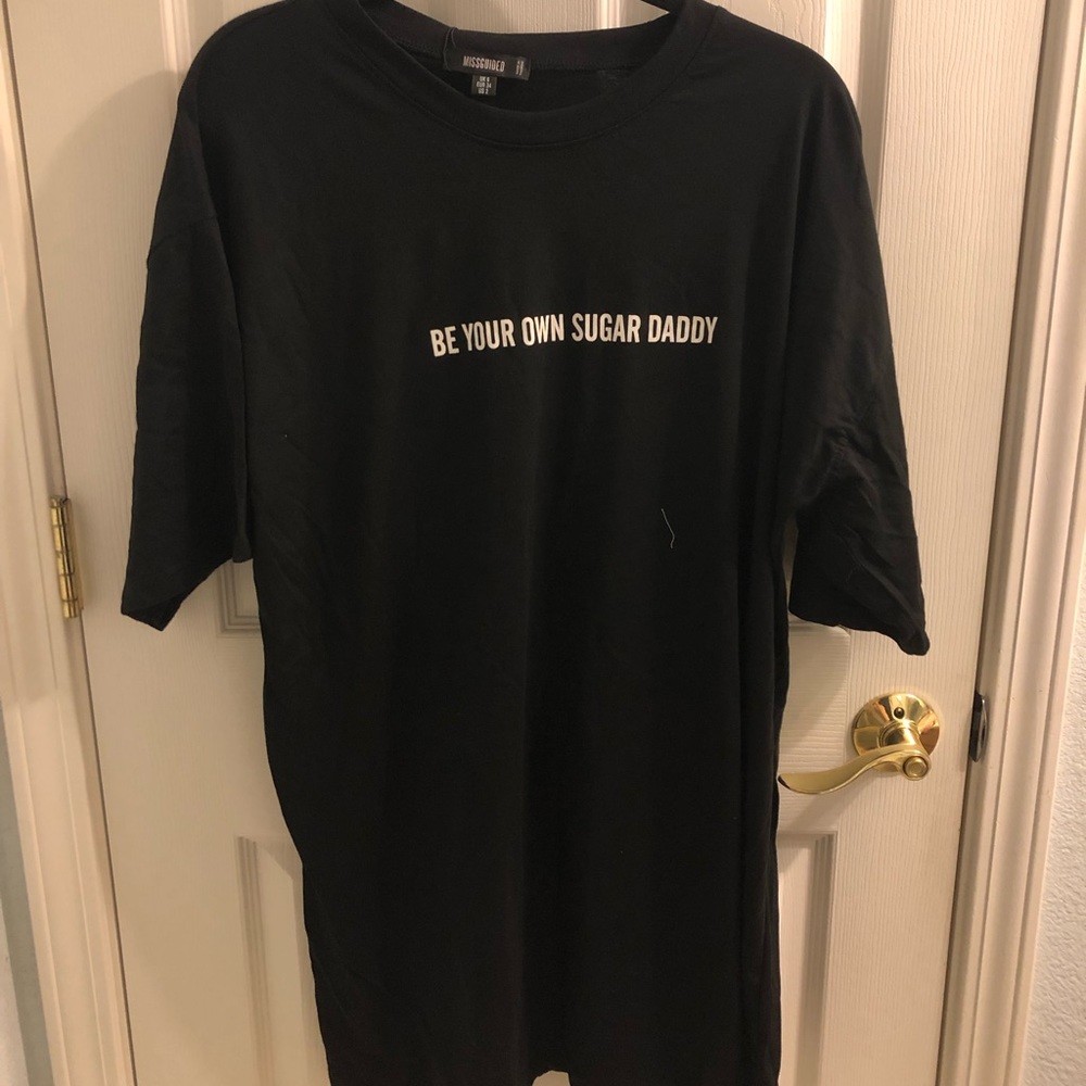NWT missguided oversized t shirt dress